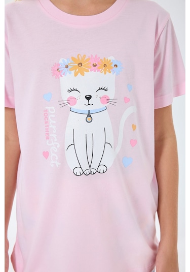 Rolypoly Kız Çocuk Pembe Kapri Takım 5274-49670 Pembe