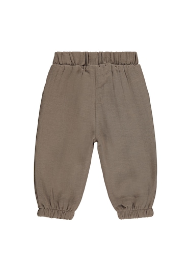 Civil Baby Müslin 6-18 Ay Pantolon - Kahverengi Acı Kahve