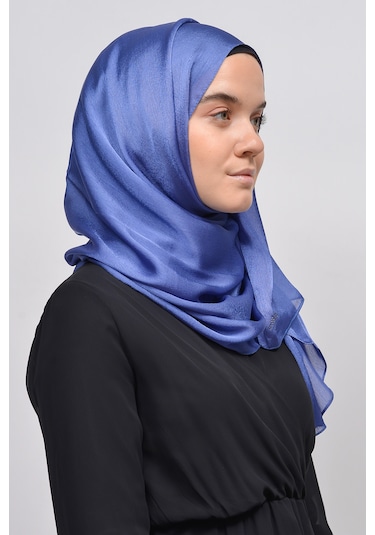 Altobeh Janjan Şık Parlak Saten Dokulu Kadın Tesettür Abiye Şifon Şal - kot