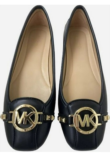 Michael Kors Fulton Studded Moccasin Kadın Babet Sıyah
