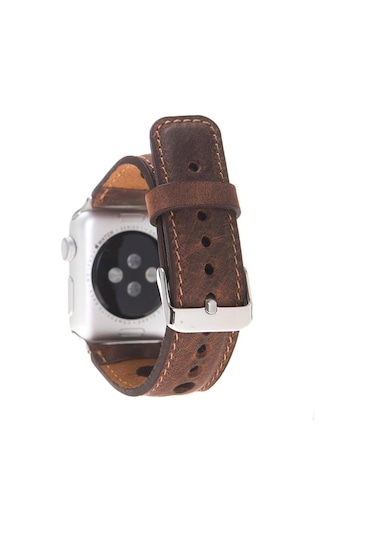 Alpıne Heritage Saddle Hakiki Deri Apple Uyumlu Watch Kordonu - 44/45/46/49mm