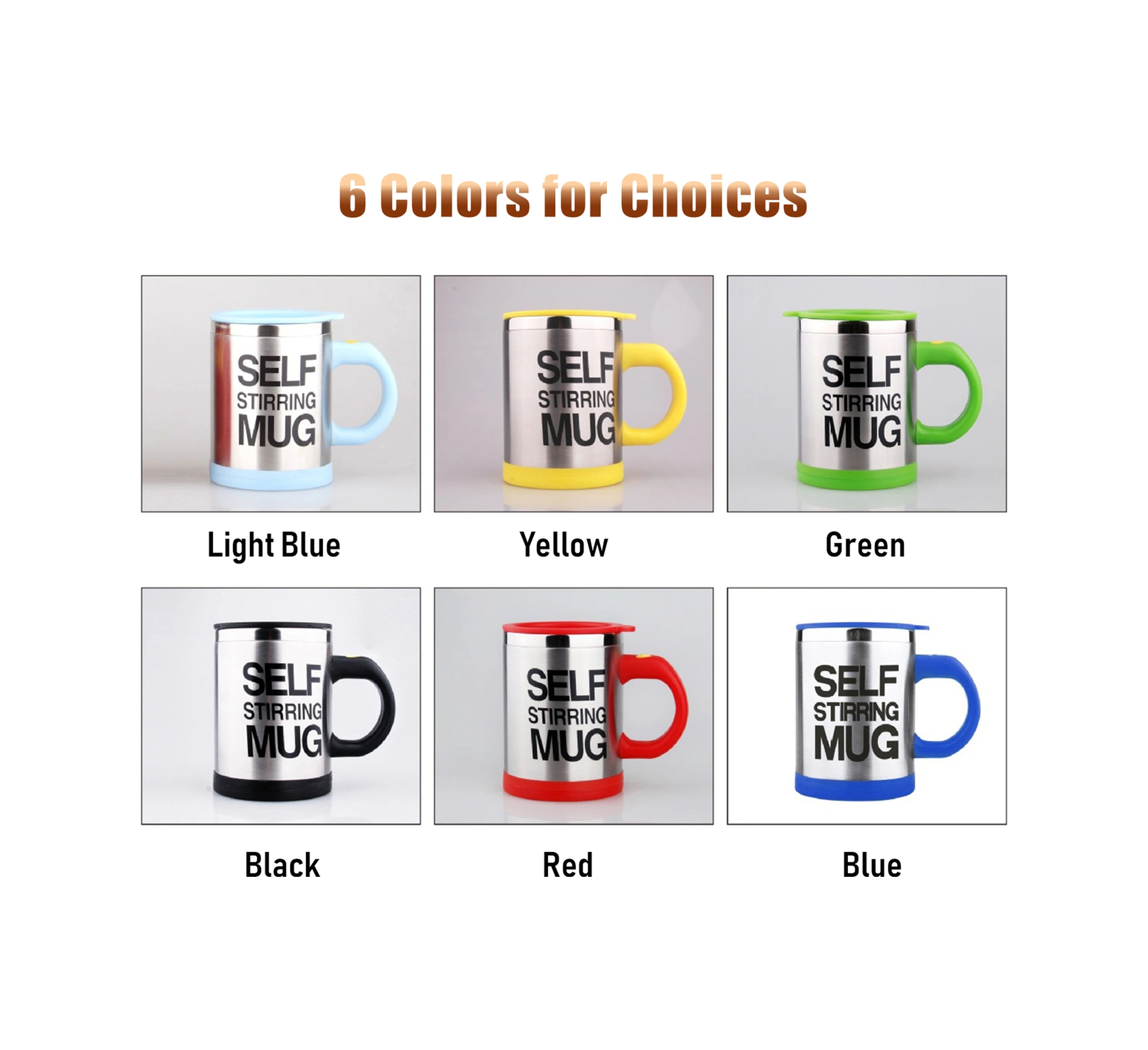 Youtek 400ml Çift Katlı Paslanmaz Çelik Otomatik Kahve Karıştırıcı Bardak - Elektrikli Karıştırıcı, Sıcak/soğuk İçecekler İçin Ev/ofis/outdoor Kullanıma Uygun Siyah