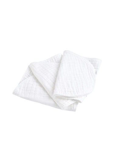 Reedark "6 Katmanlı Organik Muslin Bebek Tükürük Havlusu - Yeşil Paket 6'lı "