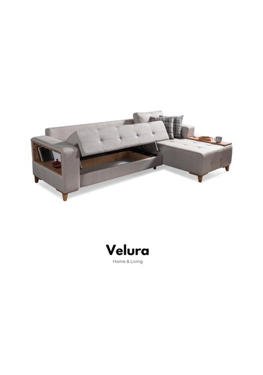 Rengar Pro Yataklı & Bazalı Köşe Takımı Krem