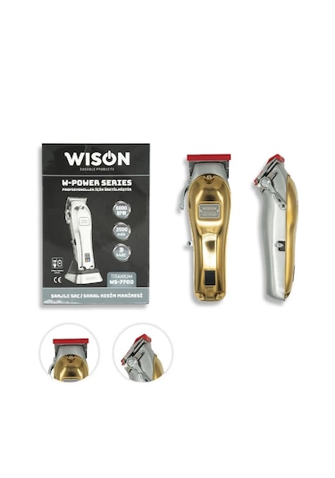 Wison WS-7700 Titanıum Saç Sakal Kesim Tıraş Makinesi