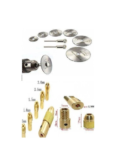 Merttools Mini Testere Seti 8 Parça Gravür Ve Dramel İçin Ve 7 Parça Mini Mandren