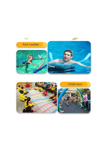 Qingmipy Yeşil 7x130cm Katı Hücreli Yüzme Yardımcı Aleti - Yüksek Dayanıklı Pe Köpük Deniz Ve Havuz Freni, Tüm Yaş Grupları İçin Güvenli Kaynama Yeşil