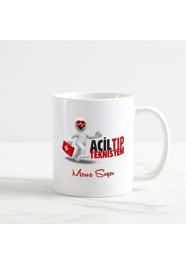 Acil Tıp Teknisyeni Kupa Bardak 1. Tasarım Renk