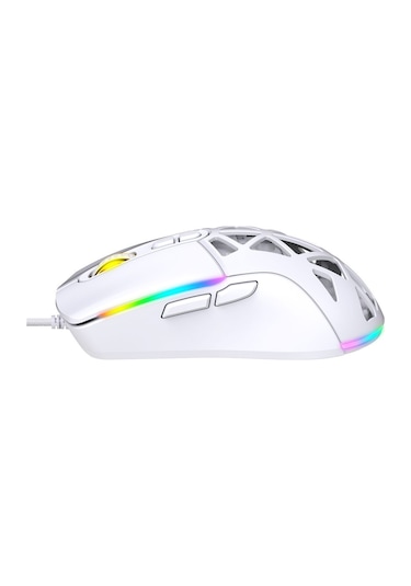 Warp WRP-O12800-W 12800 Dpi Wide RGB Özel ABS Doku Reflex Örgü Kablolu Gaming Mouse