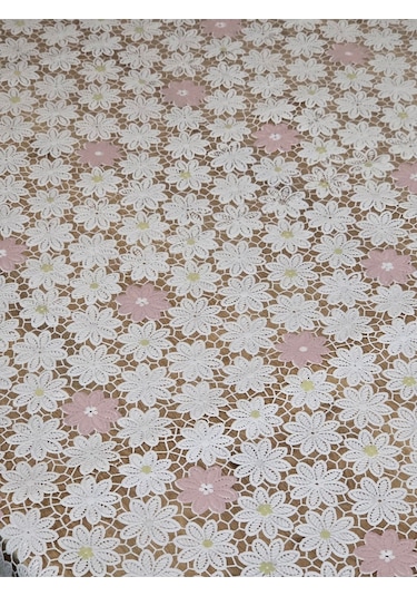Ithal Pvc Muşamba - Desenli Silinebilir Masa Örtüsü 07nl62 Pembe