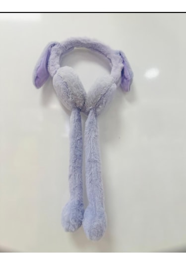 Gala Hareketli Sesli Çocuk Tavşan Kulaklık Lila