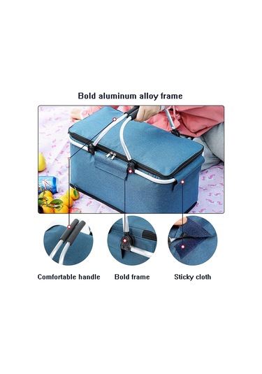 Eternal Luck Büyük Kapasite Termal Ve Soğukluk Taşınabilir Depolama Bölmesi - Kırmızı 001 Kırmızı