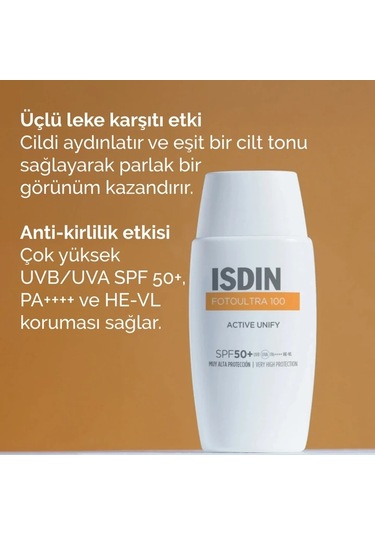 Isdin Fotoultra 100 Active Unify Spf 50+ 50 ML