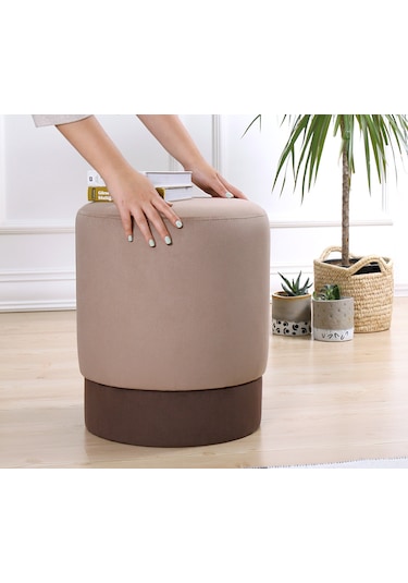 Lorencehome Lorence Home / Ropp Puf - Kahve