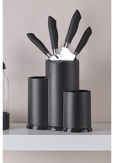 Neva N3359 Siyah 4 Lü Bıçak Seti