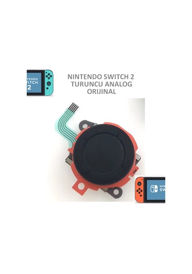 Nintendo Switch 2 Ns2 Joystick Joycon Analog Stick V2 Turuncu