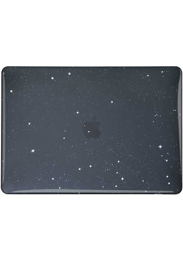 Noktaks - Macbook 13.6' Air M3 A3113 Uyumlu - Kılıf Alt Ve Üst Koruyucu Msoft Allstar Kapak - Siyah - T31085 Siyah