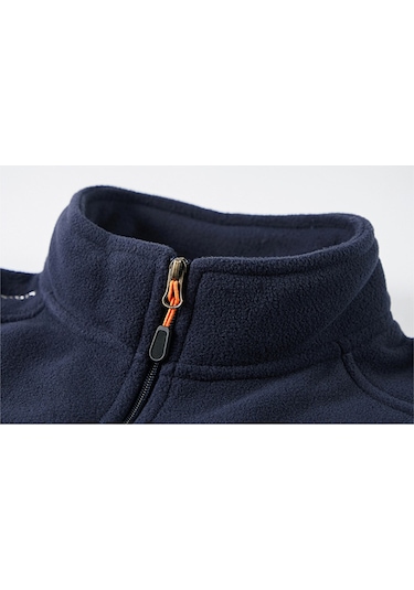 Erkek Kalınlaştırılmış Polar Kolsuz Yelek Gri