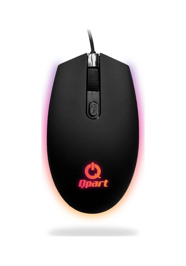 Qpart QM-101 Usb Rainbow Işıklı Oyuncu Mouse