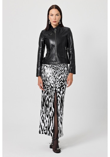 Brigida Siyah Deri Mont Siyah