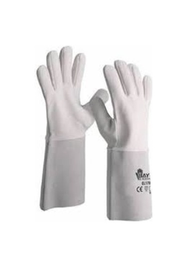 BAY-EL DERİ ELDİVEN BEYAZ NO:10