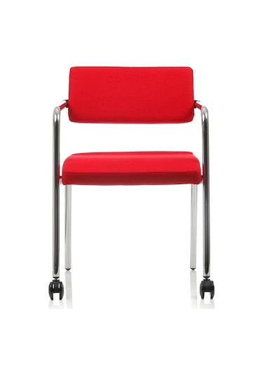 Burosit Bürosit Rabbit Krom Sandalye 2 Tekerlekli