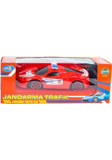 Uzaktan Kumandalı 2 Fonksiyonlu Jandarma Aracı Kırmızı