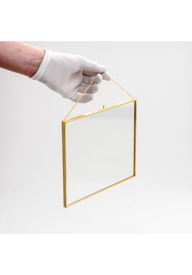 Fotoğraf Çerçevesi Cam Pirinç Gold Modern Özel Tasarım Dekoratif