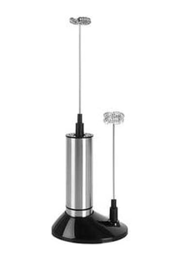 Soulader Elektrikli Süt Köpürtücü - Paslanmaz Çelik Isıtıcılı Otomatik Köpük Yapma Makinesi, Latte Cappuccino Sıcak Soğuk Köpük Hazırlama Aleti Siyah