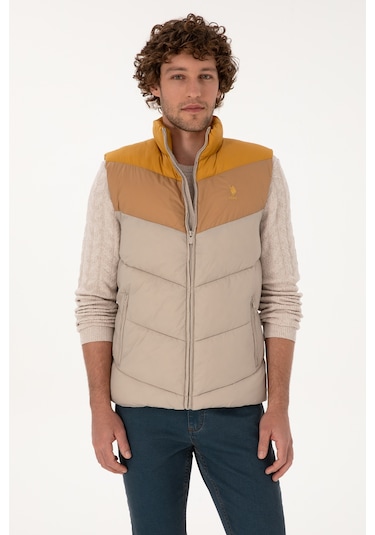 U.s. Polo Assn. Erkek Camel Yelek Dokuma 50311644-vr015 Camel