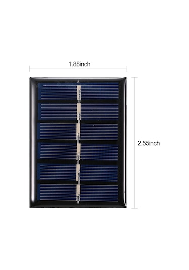 Konesam Yüksek Verimli 3v 0.3w Güneş Paneli - Dıy Şarj Ve Aydınlatma İçin Kompakt Boyut 65x48mm