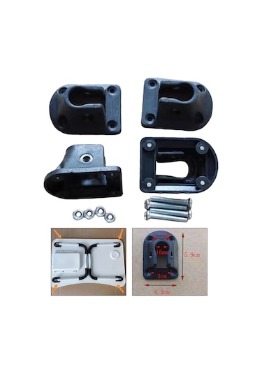 Suntek 4x Katlanır Masa Ayağı Braketleri Onarım Dayanıklı