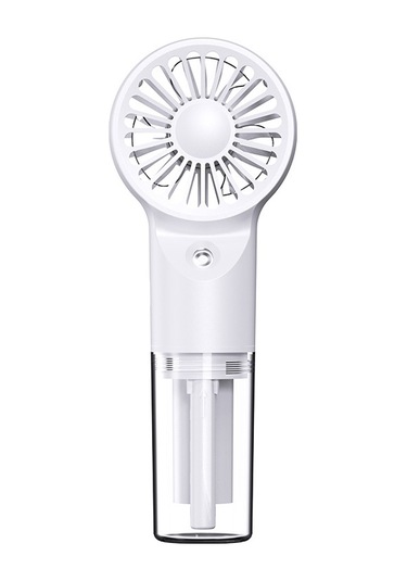 Sprey Fanı Su Yenileme Aleti Öğrenci Mini El Tipi Fan - Bej