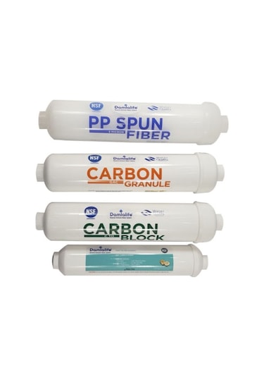 Damlalife Li 12" Inline 4 Lü Filtre Takımı