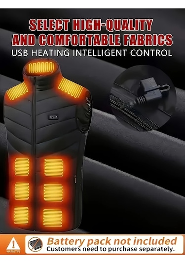 Willowhaven Erkek Ve Kadın Isıtmalı Yelek, 4 Kontrollü, 3 Isı Seviyeli, Pil Hariç, M Beden