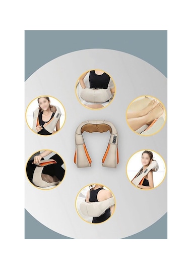 Qasul Ovmalı Asmalı Boyun Sırt Ve Vücut Masajı Güçlü Ovmalı Masaj Aleti Krem