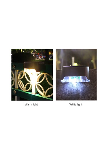 Gajeena 4'lü Güneş Enerjili Basamak Lambası, Otomatik Işık Kontrolü, Ip65 Su Geçirmez, 8-10 Saat Aydınlatma, Islak Işık, Bahçe Duvar Cephesi Jardin