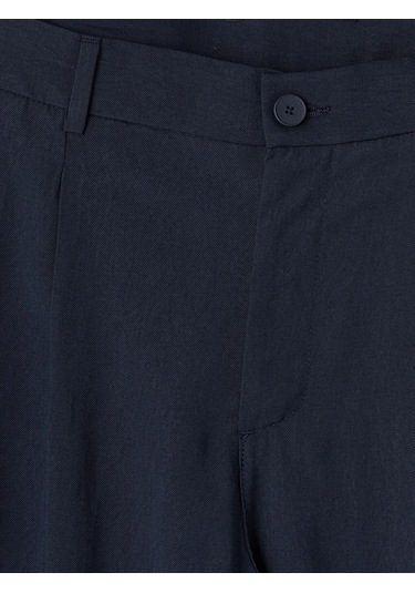 Lc Waikiki Lacivert Regular Fit Gabardin Erkek Pileli Pantolon