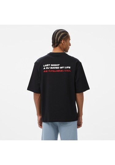 Unıted4 Nigtht Erkek Siyah T-shirt Nıght Siyah