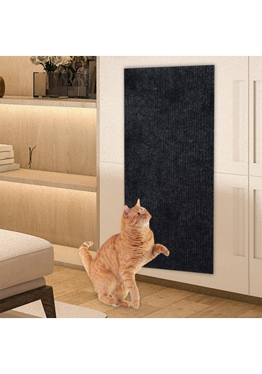 Suntek Kedi Tırmalama Matı Ezme Pençeleri Çok Yönlü Siyah