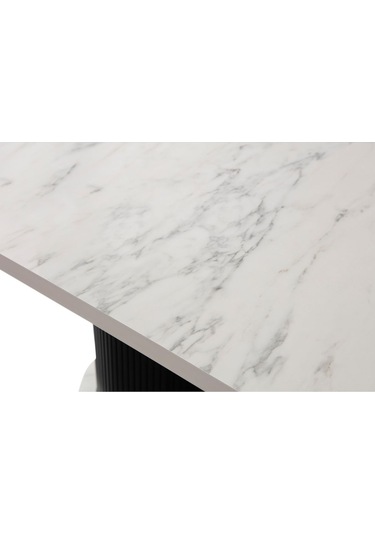 Parian Yemek Masası Takımı 6 Kişilik Beyaz