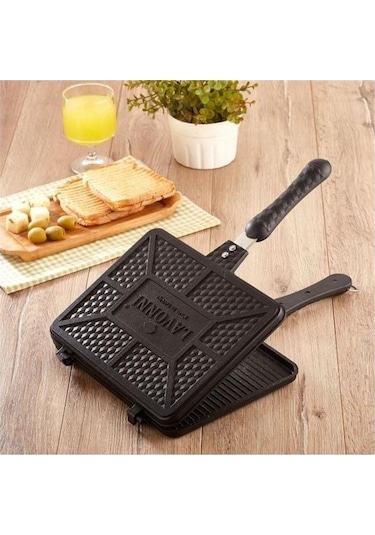 Lavonni Grill Ocak Üstü El Tost Makinesi