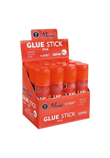 Masis Stick Yapıştırıcı 40 Gr 12 Adetlik Kutu