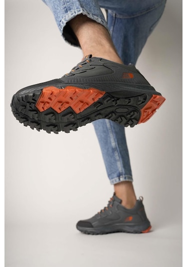 Muggo North Unisex Garantili Trekking Outdoor Ayakkabı Füme