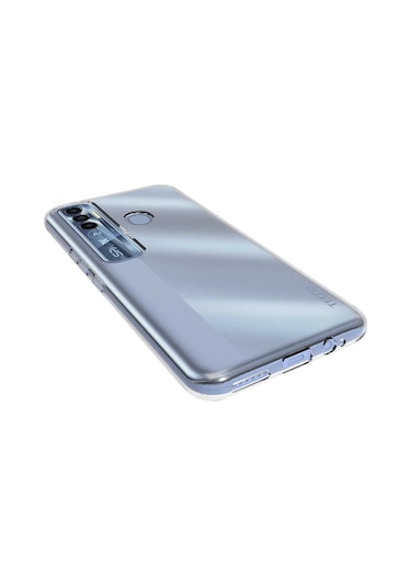 Zore Tecno Spark 7 Pro Kılıf Msra Süper Silikon Kapak - Renksiz Renksiz