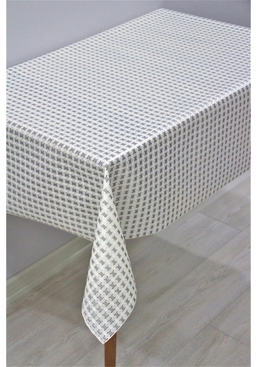 Pvc Şeffaf Kaplama Silinebilir Masa Örtüsü Hasır-476-antrasit