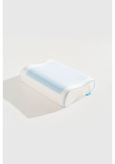 Jelli Ortopedik Visco Yastık Serinleten Yastık 45 31 10/7 Cm Beyaz