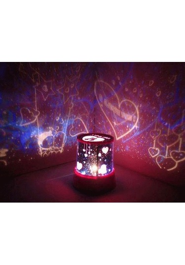 Star Love Projeksiyonlu Gece Lambası Renkli