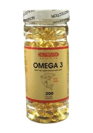 Nutrivita Omega 3 2000 Mg 200 Kapsül