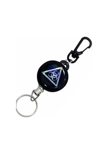 Hangfox Çelik Kablolu Geri Çekilebilir Anahtar Zinciri - 65cm Uzunluk, Dayanıklı Abs Plastik, Anahtarlar/badge İçin Güvenli Taşıma